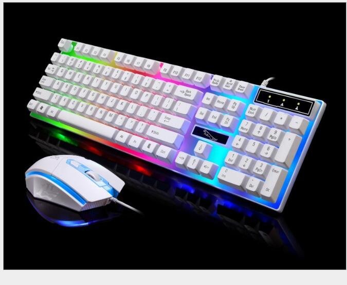 G21 Wired U U Mouse And Keyboard Set Suspended Lighting Mechanical Feel Game Mouse And Keyboard Set